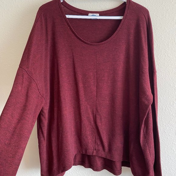 Old Navy Maroon Sweater - Picture 2 of 5